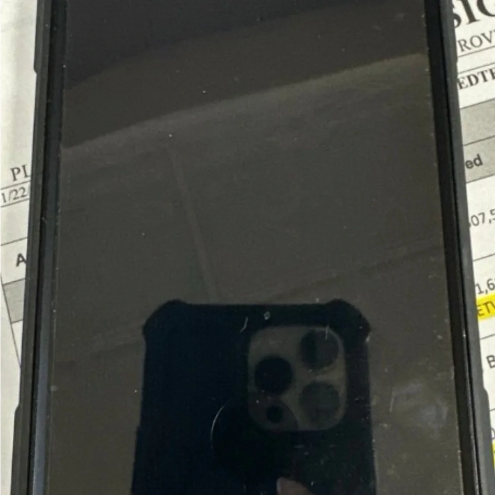 Samsung Black Smartphone with Black Screen